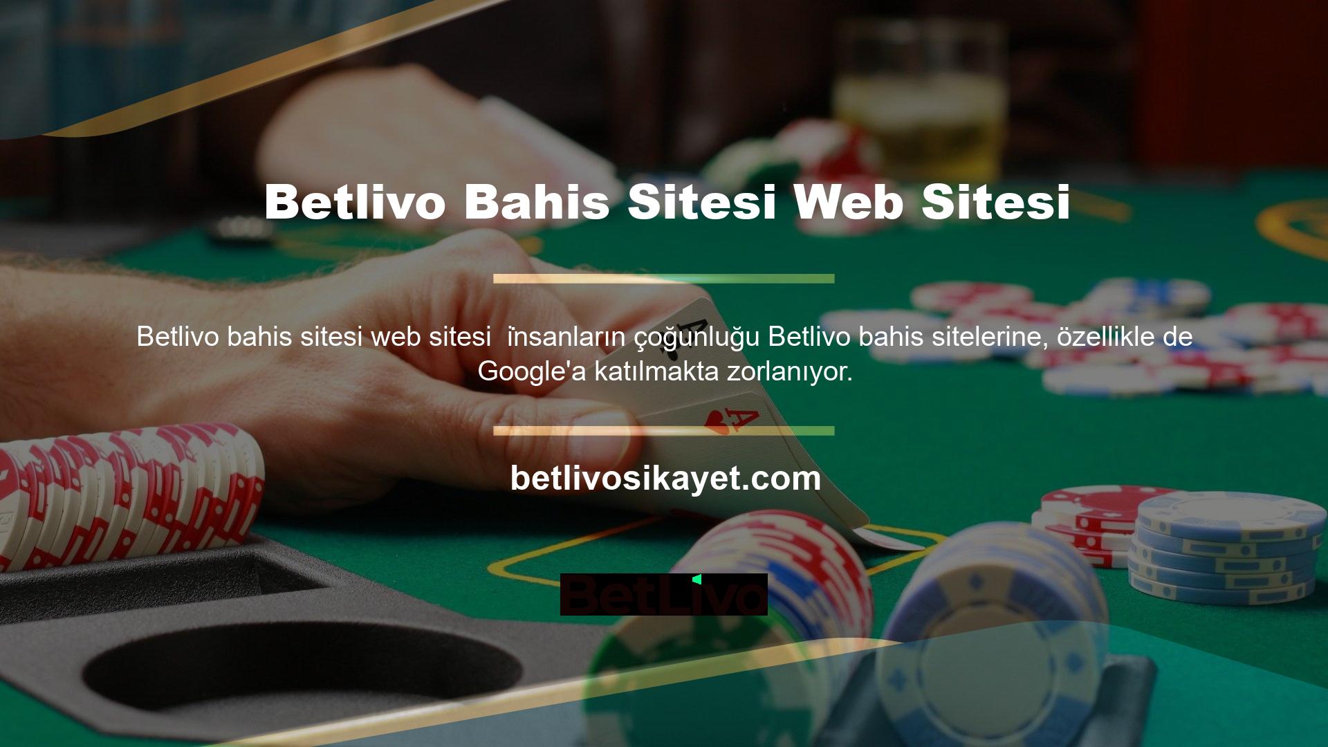Bahis sitelerine göz atarken, Betlivo casino sitesi web sitesine erişen bireysel hesaplarla karşılaşmak yaygındır